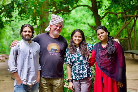 Logasundari with her team members and client of Project 365