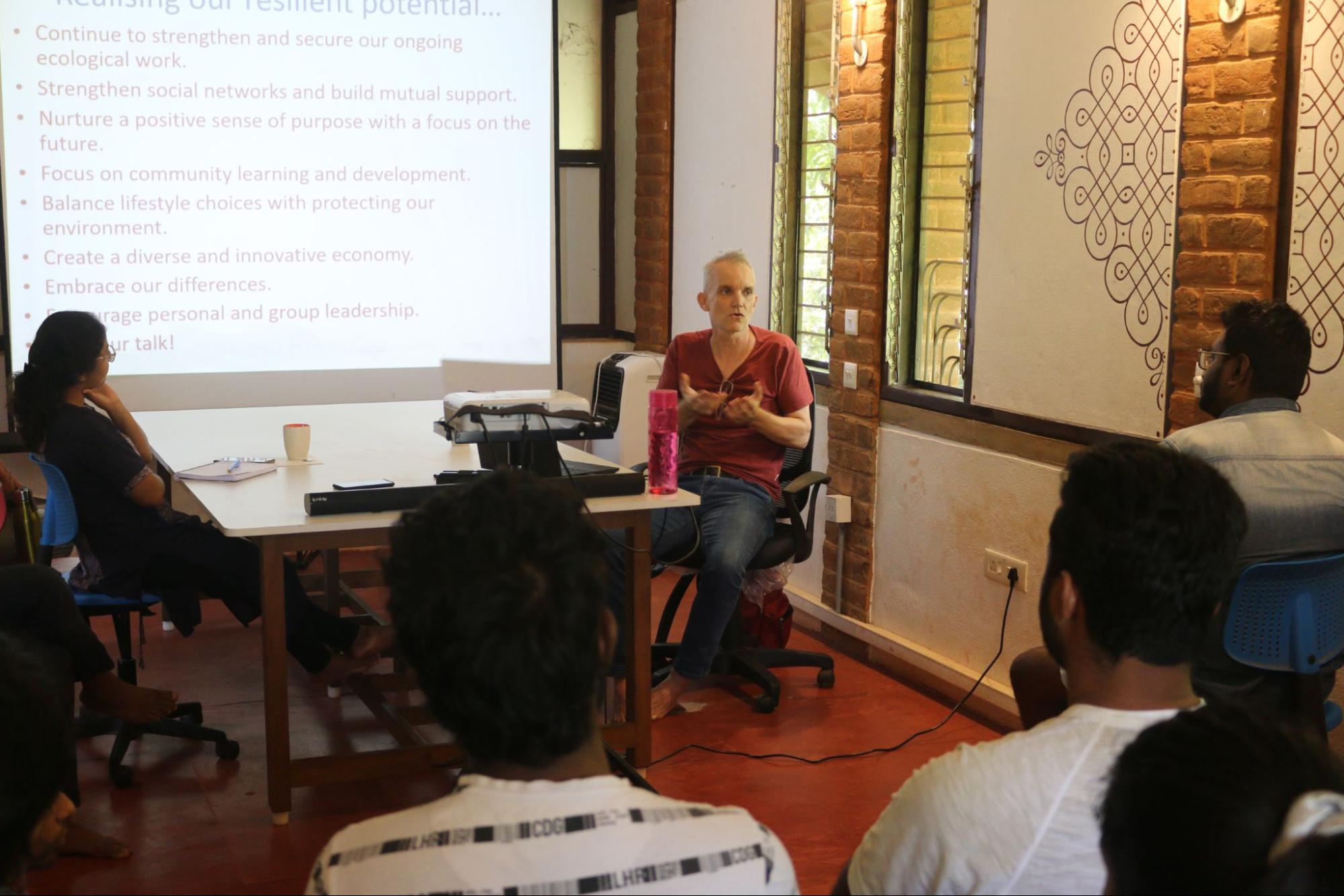 Yuvabe youth attending workshop on Understanding Resiliency