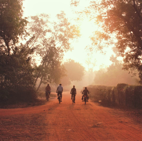 Auroville at dawn, photo by Prachi Gupta
