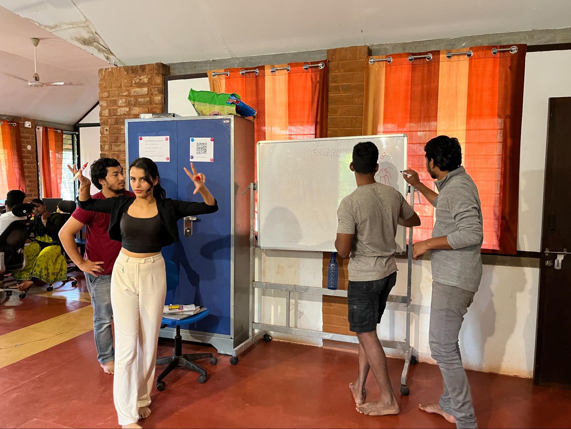 The visual note-taking workshop at Yuvabe was a huge sucess!